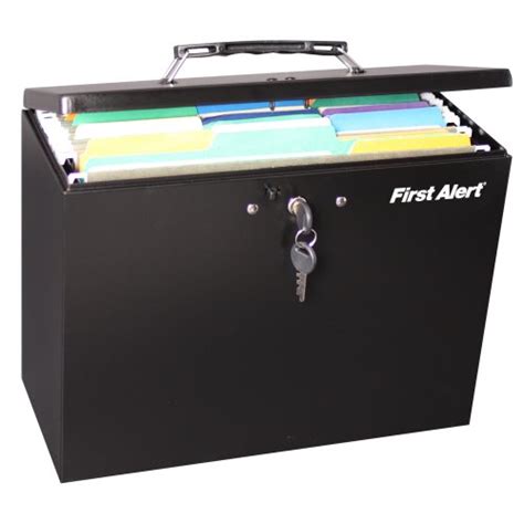 first alert steel file box|first alert fireproof box.